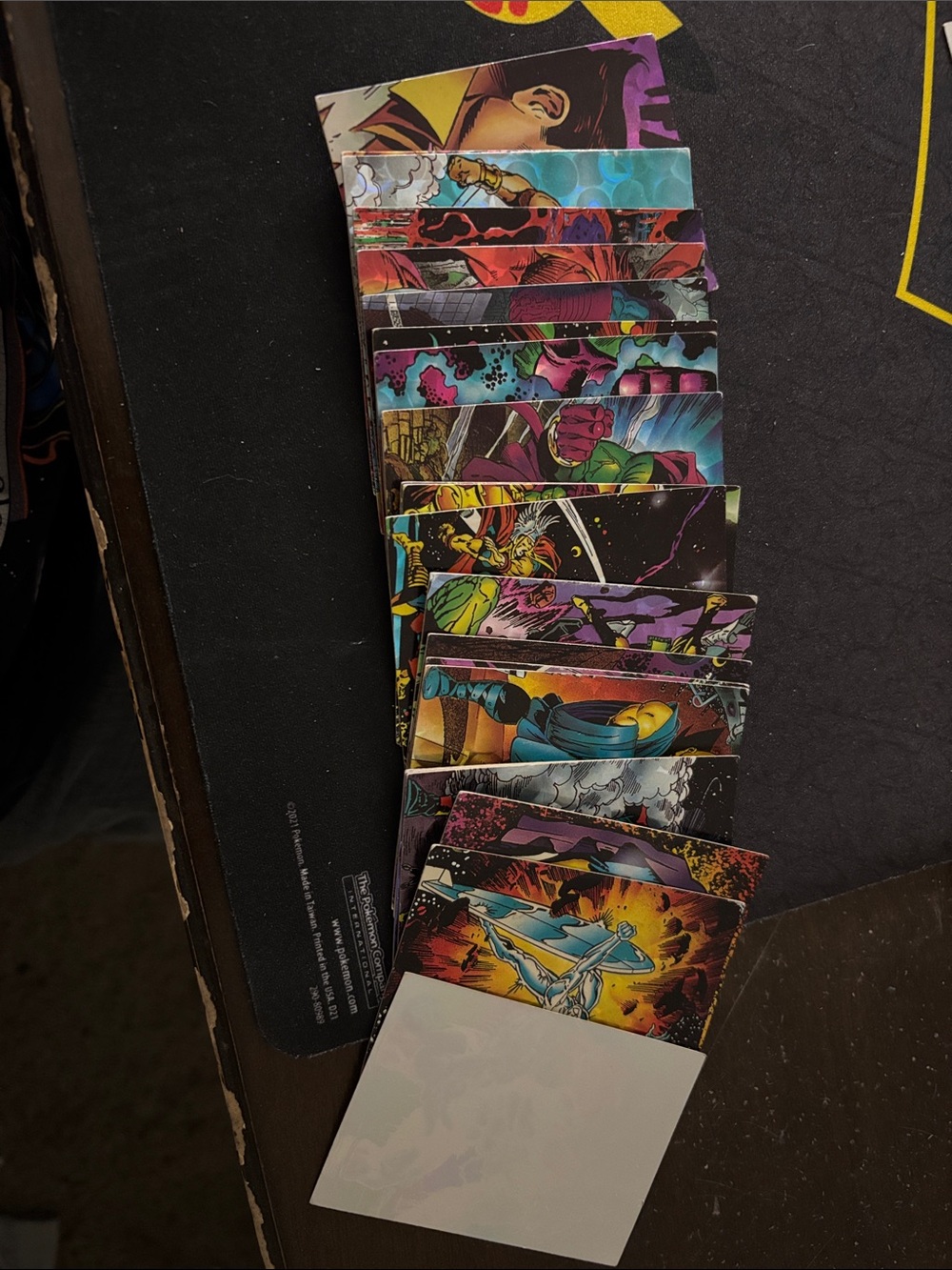 24 Marvel holographic Comic Art Card Set - Multicolor Home Art